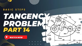 TANGENCY problems in technical drawing  engineering drawing [upl. by Enahpad686]