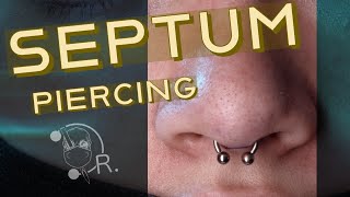 CORRECTING A SEPTUM PIERCING [upl. by Rma]