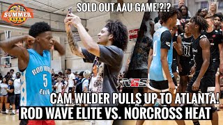 Cam Wilder Pulls up to NGS HOOPS in ATLANTA Rod Wave Elite vs Norcross Heat 2024 SOLD OUT CROWD [upl. by Dammahom764]