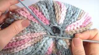 Cool and SimpleHow to Crochet Easy HatCROCHET HAT PATTERNElementary Level [upl. by Submuloc420]