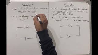 Ammeter vs voltmeter [upl. by Ilac]