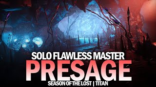 Solo Flawless Master Presage in Season of the Lost Titan Destiny 2 [upl. by Aileon]