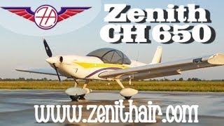 Zenith Aircraft CH 650 experimental light sport aircraft kit powered by UL Power aircraft engine [upl. by Nereus718]