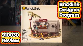 LEGO Bricklink Designer Program 910030 Snack Shack Review [upl. by Neladgam]