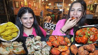 Unlimited Momos Challenge  Spicy Momos Kurkure Momos Paneer Momos Tandoori Momos Afghani Momos [upl. by Ennywg800]