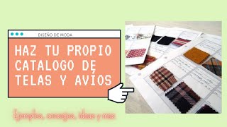 Haz un catalogo de telas paso a paso Ejemplos de como hacerlo DIY Nicole [upl. by Ragse]