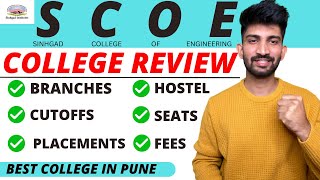 Sinhgad College of Engineering Pune Review 2023  SCOE Vadgaon College Review 2023 [upl. by Otrebire]