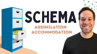 Schema Assimilation vs Accommodation I Jean Piaget [upl. by Akoek]