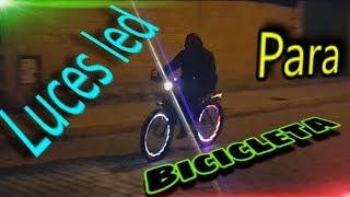 LUCES LED PARA BICICLETA casero ►Muy Facil ►Bien explicado [upl. by Cleland]