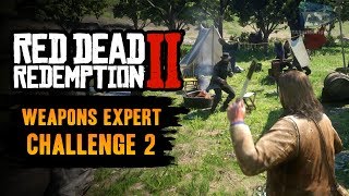 Red Dead Redemption 2 Weapons Expert Challenge 2 Guide  Kill 3 enemies with throwing knives [upl. by Notlit604]