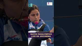 Sheetal Devis Heartbreaking OnePoint Loss  Paralympics Archery Highlights  JioCinema [upl. by Foskett]