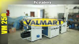 Máquina Picotadeira para Saco de lixo em rolo ou almofada sem tubete  Valmart  Mod VM 250 Roll [upl. by Kone381]