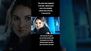 Divergent book vs movie  which scene do you think was better divergent [upl. by Ardnuahs]