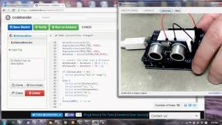 echolocation Arduino [upl. by Dlanar263]