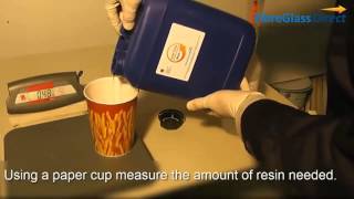 How to mix resin and catalyst [upl. by Odnamra]