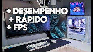 COMO OTIMIZAR 100 SEU PC PARA JOGAR COM MUITO FPS E DESEMPENHO [upl. by Ennaeiluj94]