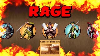 Shadow Fight 2 Gates of Shadows Rage Compilation [upl. by Maupin]