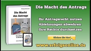 Einen richtig guten Antrag schreiben mit »Die Macht des Antrags« [upl. by Attelocin130]