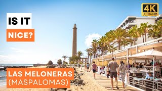 Walking in Las Meloneras Maspalomas on Gran Canaria 4K [upl. by Meeharb581]