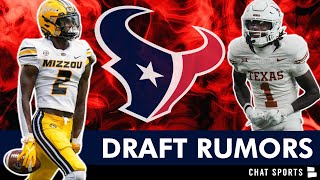 TOP NFL Draft Prospects That Could Fall To Texans At Pick 42  LATEST Houston Texans Draft Rumors [upl. by Iznil]