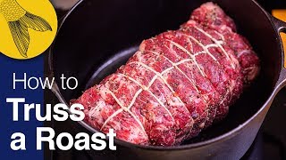 How to Tie a Roast—follow these easy steps to truss a roast perfectly [upl. by Ilysa116]