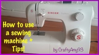 How to use a sewing machine  Sewing Tips Easy for Beginners [upl. by Nodyarb458]