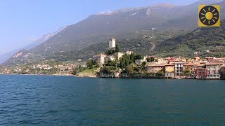 GARDASEE  Teil 2 quotMalcesine mit Scaligerburg Gardone Salo und Wasserfall Cascata Varonequot ITALIEN [upl. by Ellener38]