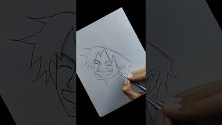 How To Draw Luffy  One Piece  Step By Step  Anime Drawing Tutorial  luffy onepiece anime [upl. by Savanna843]