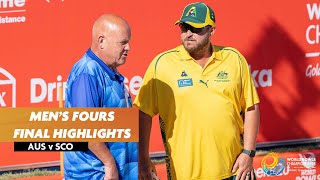 2023 World Bowls Championships  Mens Fours Final Highlights [upl. by Acirfa]