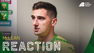 REACTION  Leeds United 40 Norwich City  Kenny McLean [upl. by Aynat]