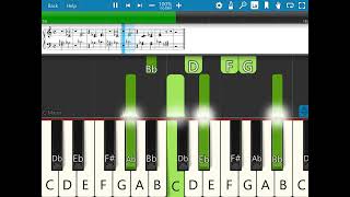 Eb Abadd9 Bb6 Ab Bb Eb Abadd9 Bb6 Fm6 Fm7 Bb Eb piano chords [upl. by Tristis943]