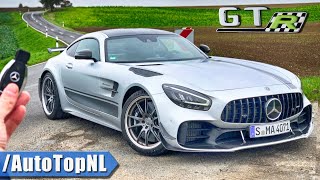 MERCEDES AMG GTR PRO REVIEW POV on ROAD amp AUTOBAHN NO SPEED LIMIT by AutoTopNL [upl. by Philan43]