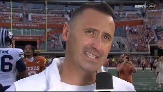 Steve Sarkisian  BYU vs 7 TEXAS Football Game 10 28 2023 [upl. by Zena]