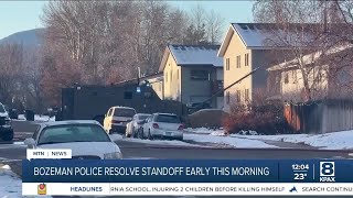 UPDATE Bozeman Police Standoff situation quotresolvedquot [upl. by Adnil]