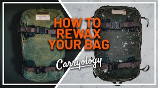 How to Wax Your Canvas Bag  With The Filson X Burton Backpack [upl. by Price]