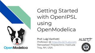 Getting started with OpenIPSL using OpenModelica [upl. by Atile]