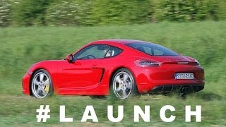 Porsche Cayman GTS  Launch  Sound [upl. by Territus896]