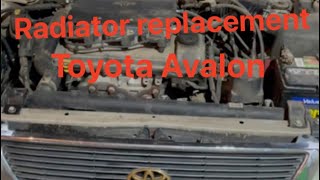 1997 Toyota Avalon Radiator Replacement How To [upl. by Shutz995]