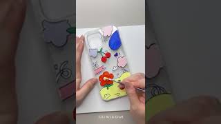 How to Customize Phone Case by Acrylic Painting [upl. by Youngman482]