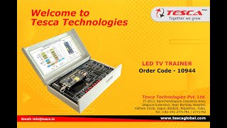 LED TV Trainer  Tesca 10944 [upl. by Lusty]