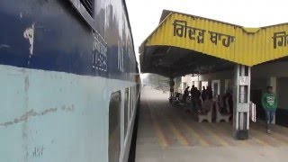 12455 Bikaner Super Fast express departing Giddar Baha Punjab [upl. by Nileuqcaj35]