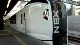 E259系鎌倉車Ne001Ne002編成（公式試運転） 品川 [upl. by Neelhsa]