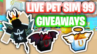 LIVE🔴 PET SIMULATOR 99 GIVEAWAYS  NEW UPDATE [upl. by Leanne]