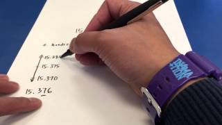 rounding decimals number line [upl. by Madda]