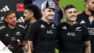 All Blacks TJ Perenara on starting his last game in New Zealand [upl. by Revolc]