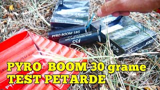 TEST PETARDE FS6 PYRO BOOM 18g  30g Firecracker Compilation  Vuurwerk петарды [upl. by Assina]