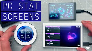 PC Stats Displays Turzx Turing Smart Screen no AIDA64 required [upl. by Atinehs]