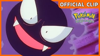 A Talking ShapeShifting Gastly  Pokémon Indigo League  Official Clip [upl. by Lema]