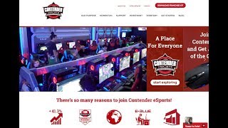 Contender eSports Website Overview [upl. by Ilil]