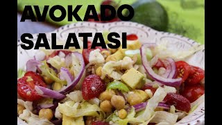 AVOKADO SALATASIAVOKADO SALATASI NASIL YAPILIRSALATA TARİFLERİPRATİK TARİFLERNOHUT SALATASI [upl. by Enylcaj]